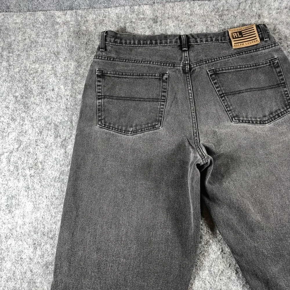 Polo Jeans Co‎ Loose Fit Jeans Mens 36x30 Gray Charcoal Straight